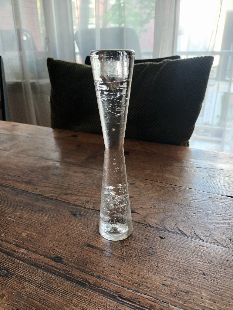 Iittala Arkipelago Sarpaneva Kandelaar, Gebruikt, Ophalen of Verzenden, Glas, Kandelaar
