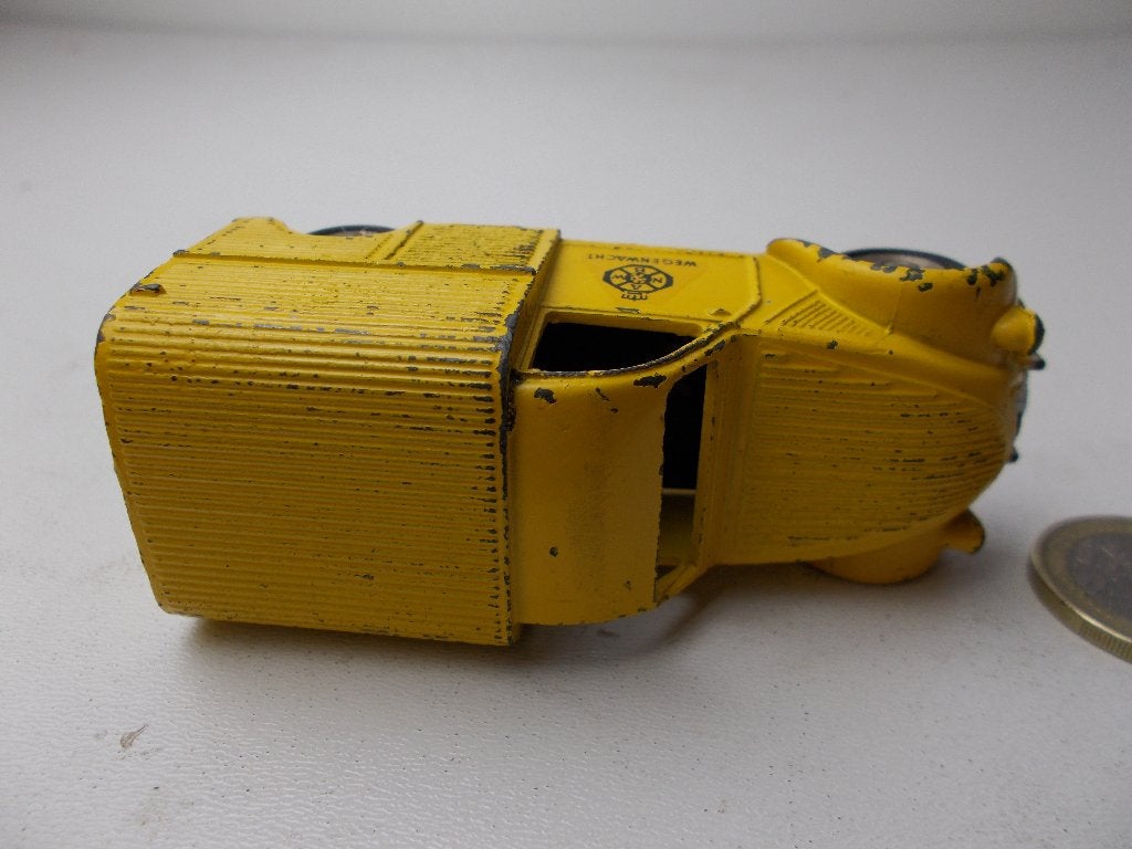 1965 Dinky Toys 25D CITROEN 2CV ANWB WEGENWACHT +Deurtje (F), Ophalen of Verzenden, Zo goed als nieuw, Auto, Dinky Toys