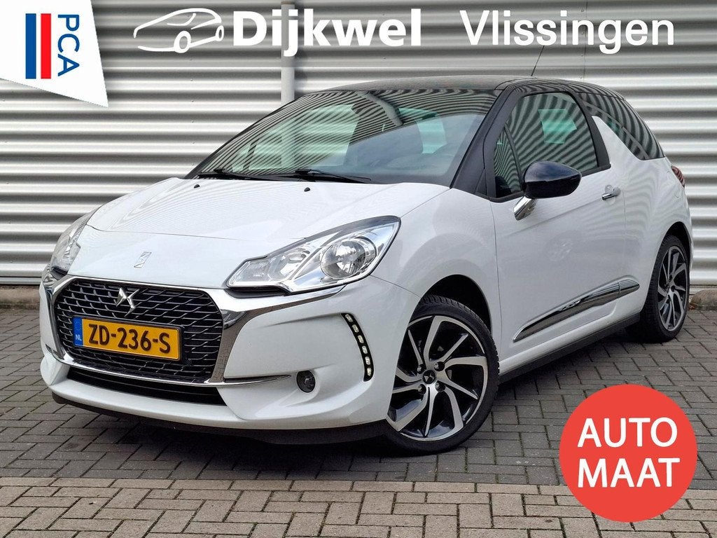 DS 3 110 Connected Chic EAT6 Automaat Clima/Navi/Cam, Auto's, DS, 12 maanden, Stof, Gebruikt, Euro 6