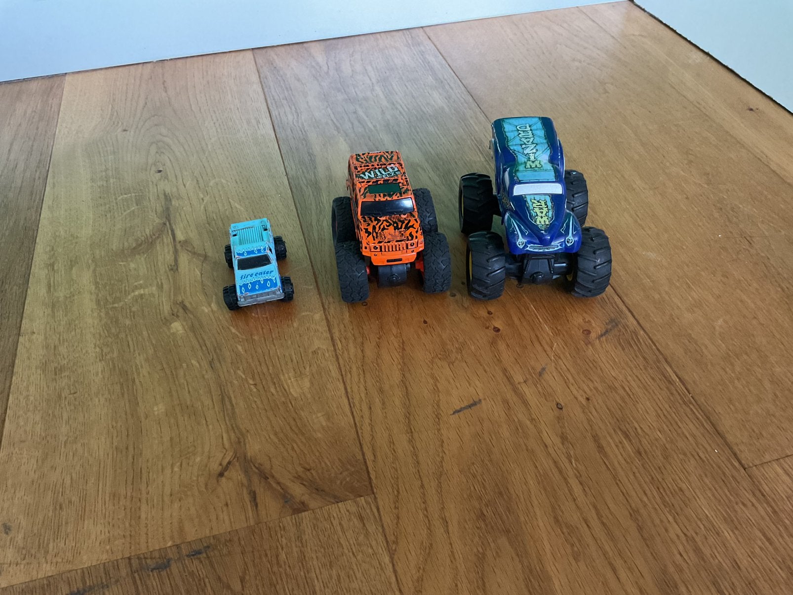 Monstertrucks, per set., Ophalen, Gebruikt