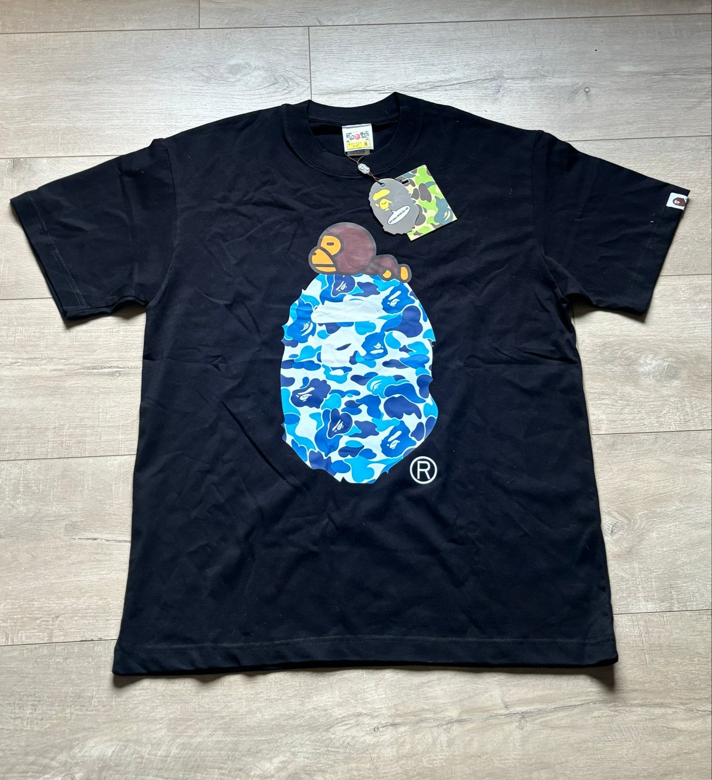 BAPE A Bathing Ape T-shirt Zwart Maat M Nieuw met tags, Kleding | Heren, Ophalen of Verzenden, Nieuw, Maat 48/50 (M), Zwart