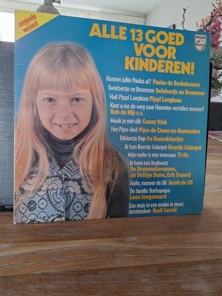 KINDERLIEDJES,13 ORIGINELE, Ophalen of Verzenden, Zo goed als nieuw, Overige formaten, Pop