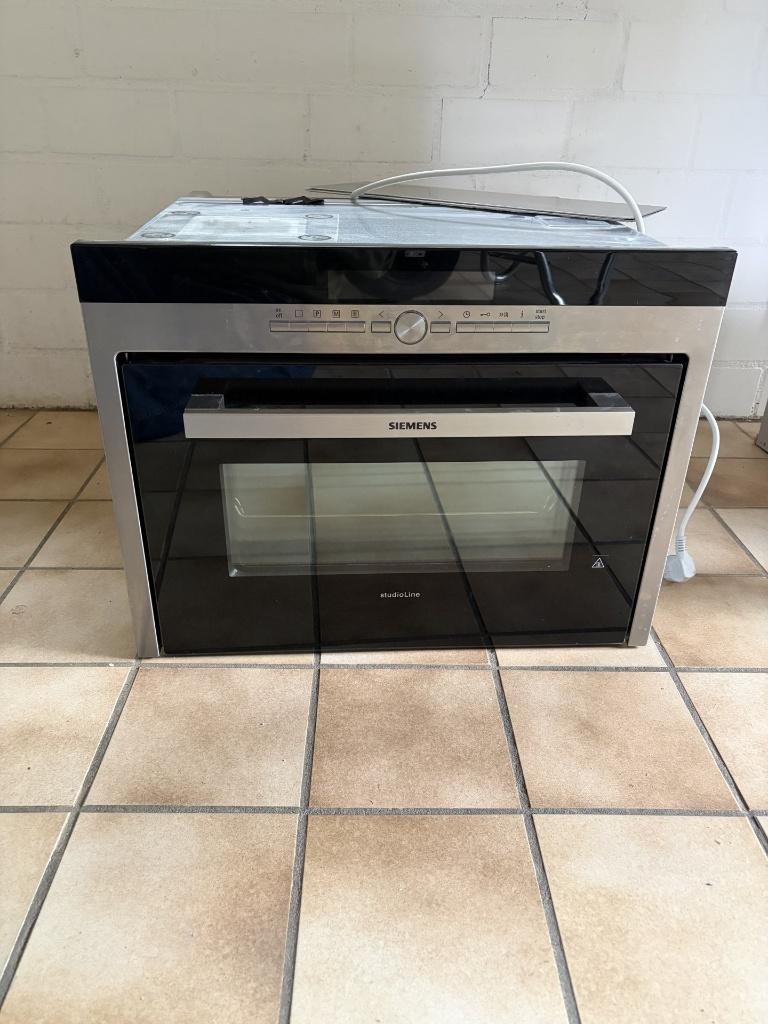 Siemens iQ700 studioLine inbouwoven HB36P585 pyrolyse, 45 cm, Witgoed en Apparatuur, Ovens, Ophalen, 50 tot 55 cm, Siemens, Zo goed als nieuw