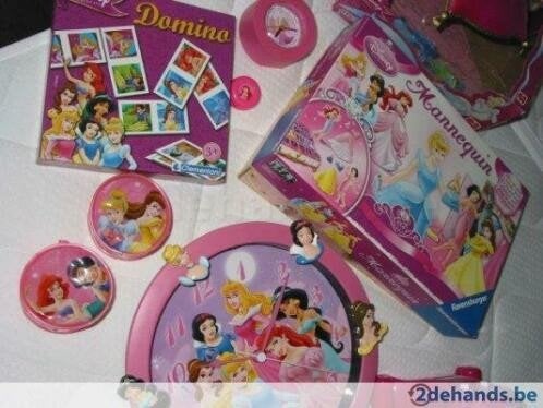 Pakket disney, de princessen, Verzamelen, Ophalen of Verzenden, Overige figuren, Zo goed als nieuw, Tas, Koffer of Zak