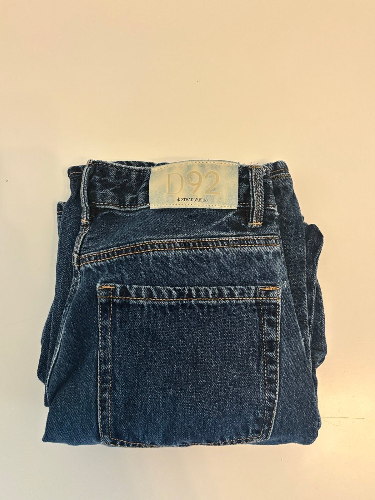 Stradivarius jeans maat 34, Ophalen of Verzenden, Zo goed als nieuw, Blauw, W27 (confectie 34) of kleiner