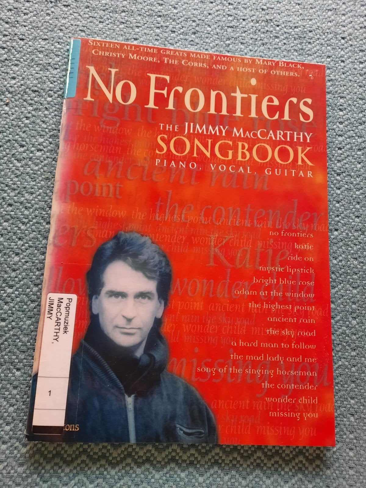 No Frontiers - The Jimmy MacCarthy Songbook (Prima Staat), Muziek en Instrumenten, Gitaar, Ophalen of Verzenden, Zo goed als nieuw