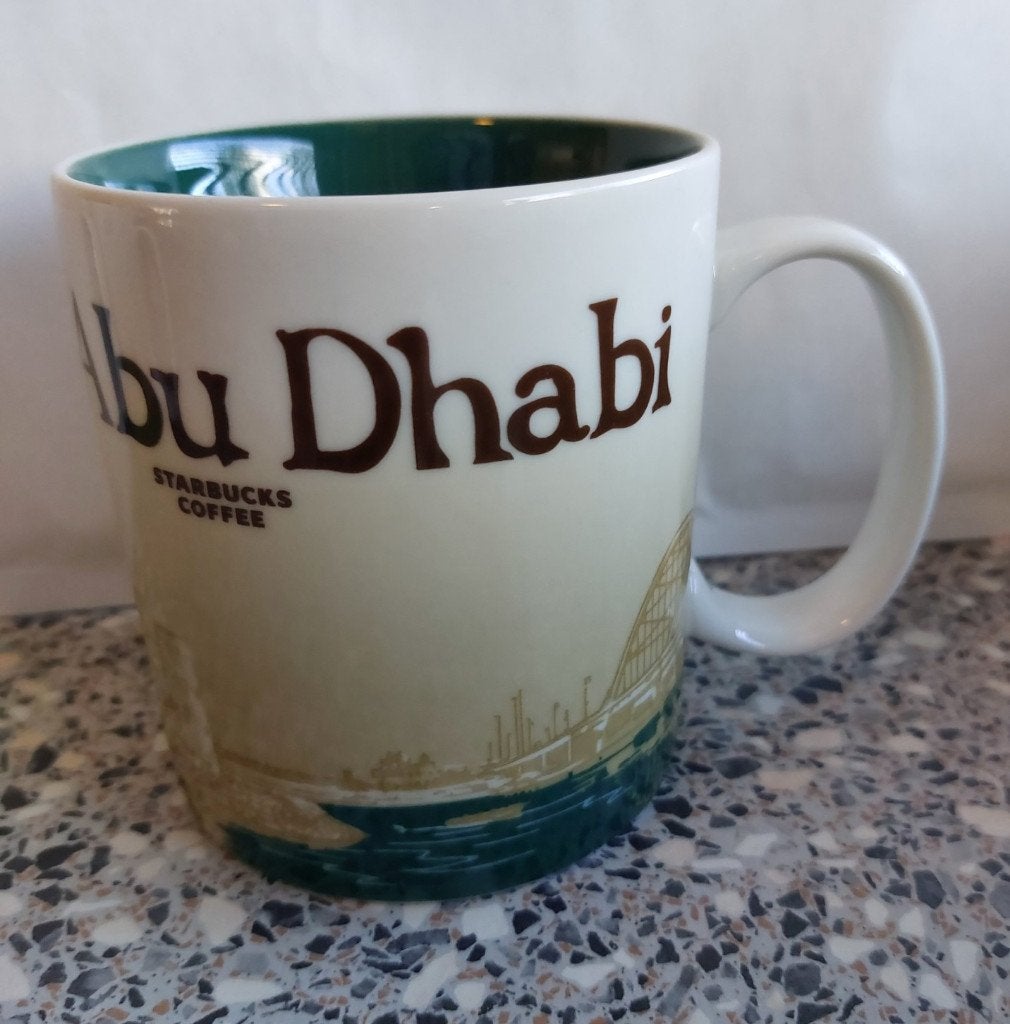 Starbucks Coffee mug beker mok Abu Dhabi Collector Series, Huis en Inrichting, Keuken | Servies, Ophalen of Verzenden, Zo goed als nieuw