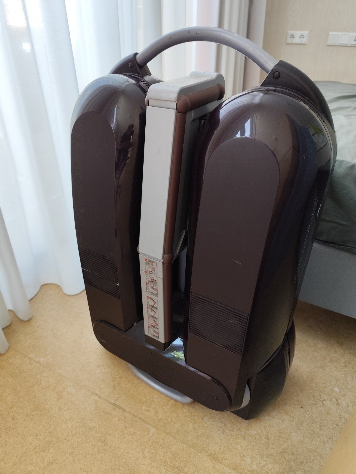Philips Sunmobile 4S Zonnebank - Compact en Verrijdbaar, Ophalen, Gebruikt, Zonnebank enkelzijdig, Minder dan 10 lampen