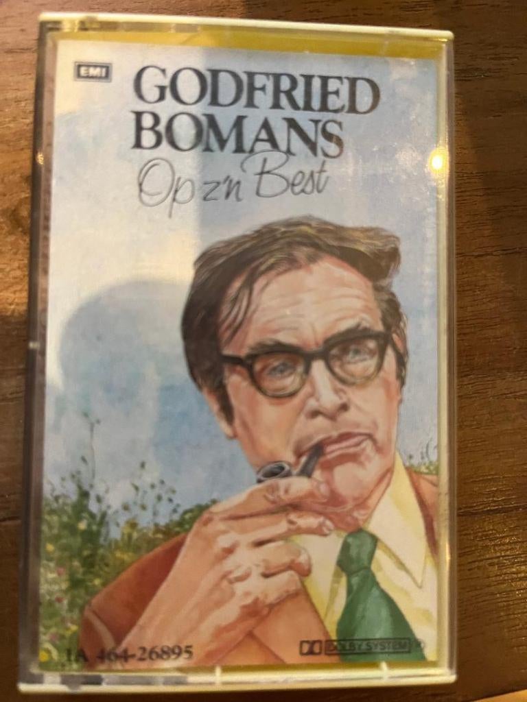 Godfried Bomans – Op Z'n Best  (MC), Cd's en Dvd's, Cassettebandjes, Zo goed als nieuw, 1 bandje, Ophalen of Verzenden