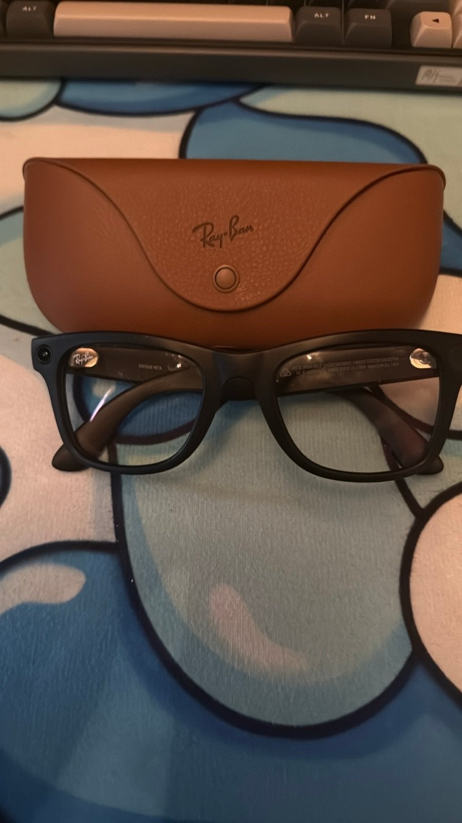 Ray-Ban Stories Wayfarer Smartbril, Verzenden, Zwart, Zo goed als nieuw, Ray-Ban