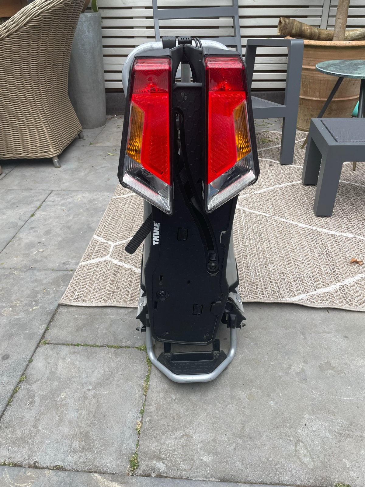 Thule EasyFold 932 trekhaak fietsendrager 2 elec fietsen, Auto diversen, Fietsendragers, Gebruikt, Trekhaakdrager, 2 fietsen, Elektrische fiets