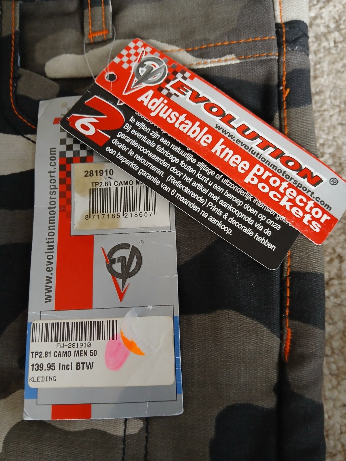 Evolution Motorbroek, Ophalen, Nieuw, Evolution, Meerkleurig