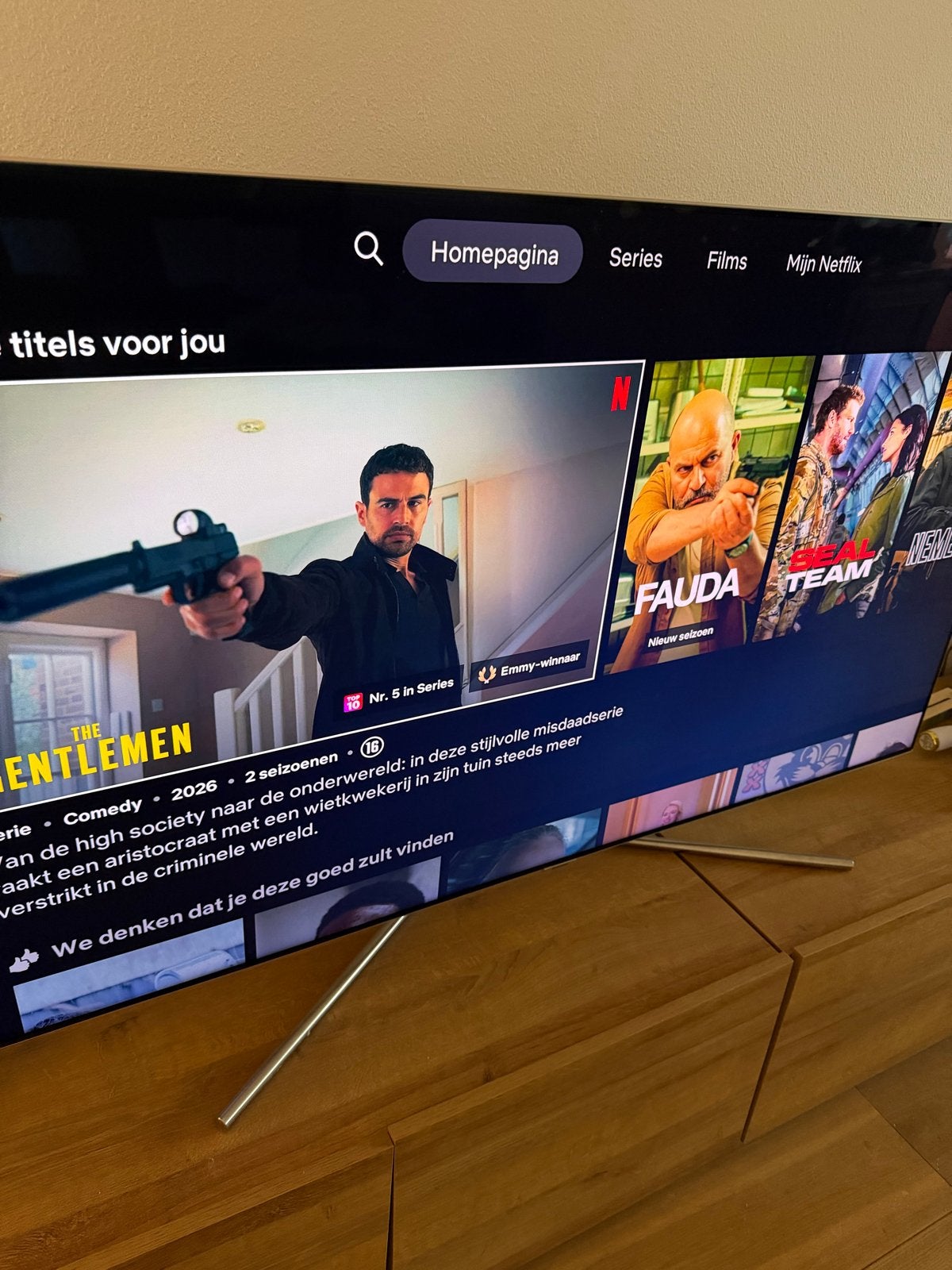 SAMSUNG QE55Q7F QLED TV - 55 inch 4K Smart TV, Ophalen, QLED, Zo goed als nieuw, Samsung