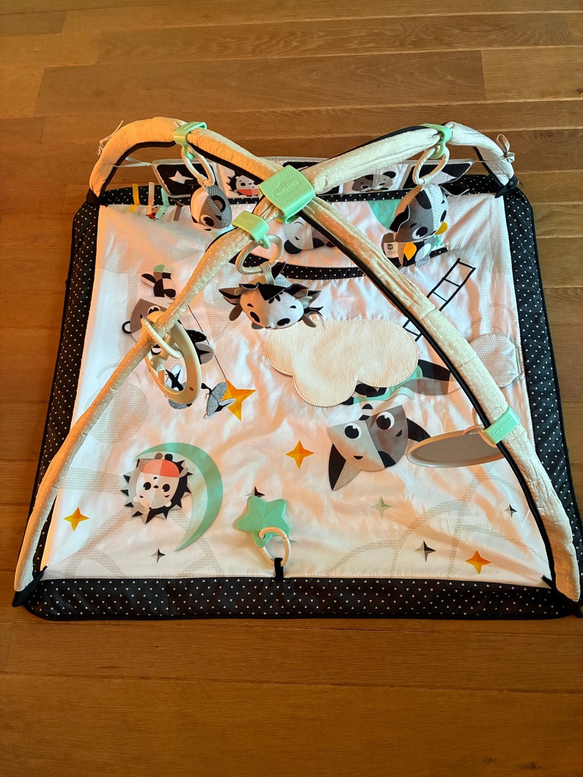 Tiny Love Speelkleed met Babygym - Zwart/Wit Design, Ophalen of Verzenden, Zo goed als nieuw, Speelkleed