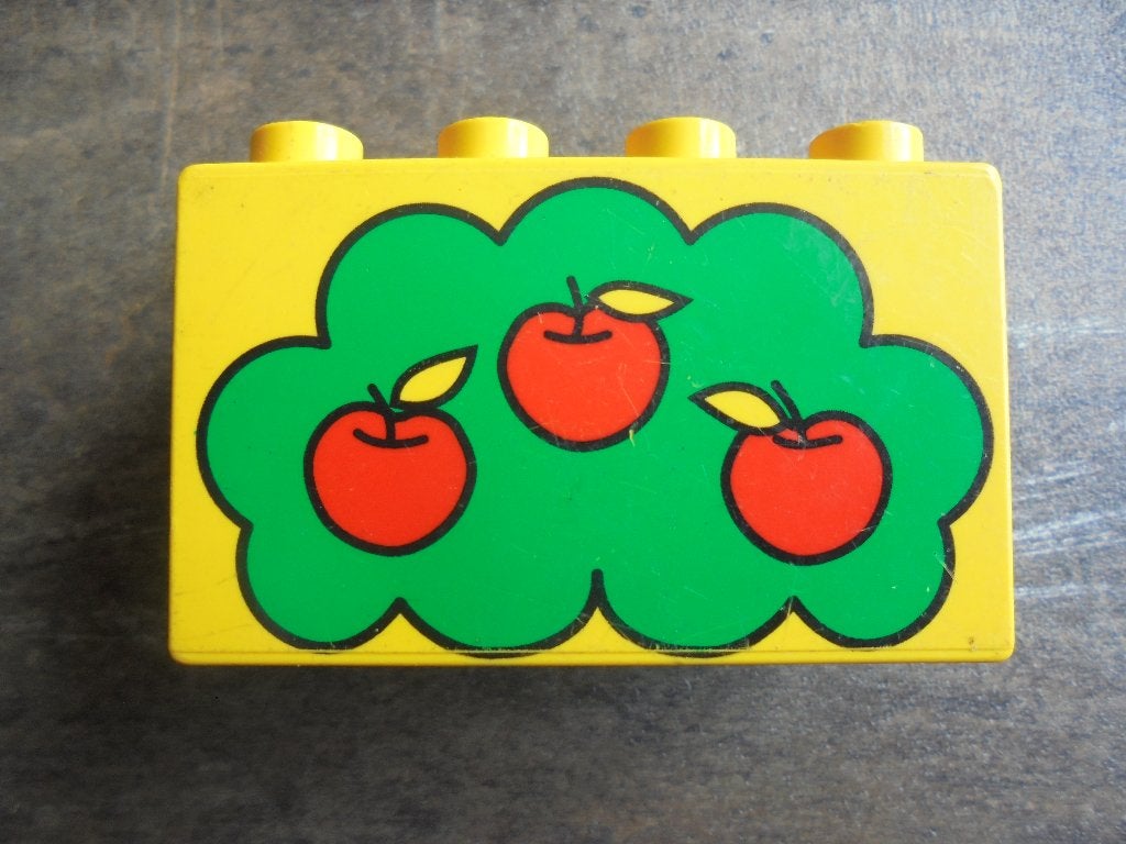 Lego Duplo Brick 2x4x2 (zie foto's), Ophalen of Verzenden, Gebruikt, Losse stenen, Duplo