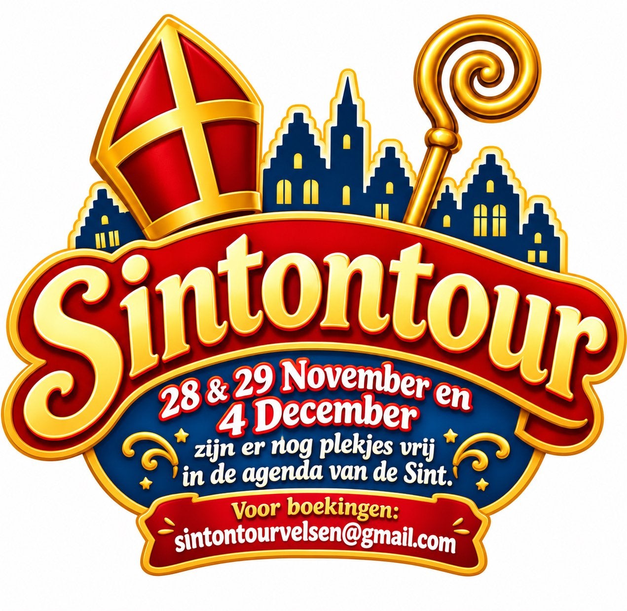 Sinterklaas op bezoek, Diversen, Ophalen of Verzenden, Nieuw