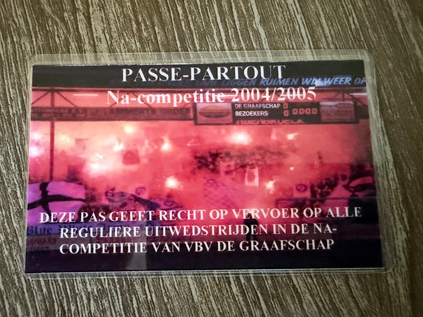 Passe partour De Graafschap, Verzamelen, Ophalen of Verzenden, Zo goed als nieuw