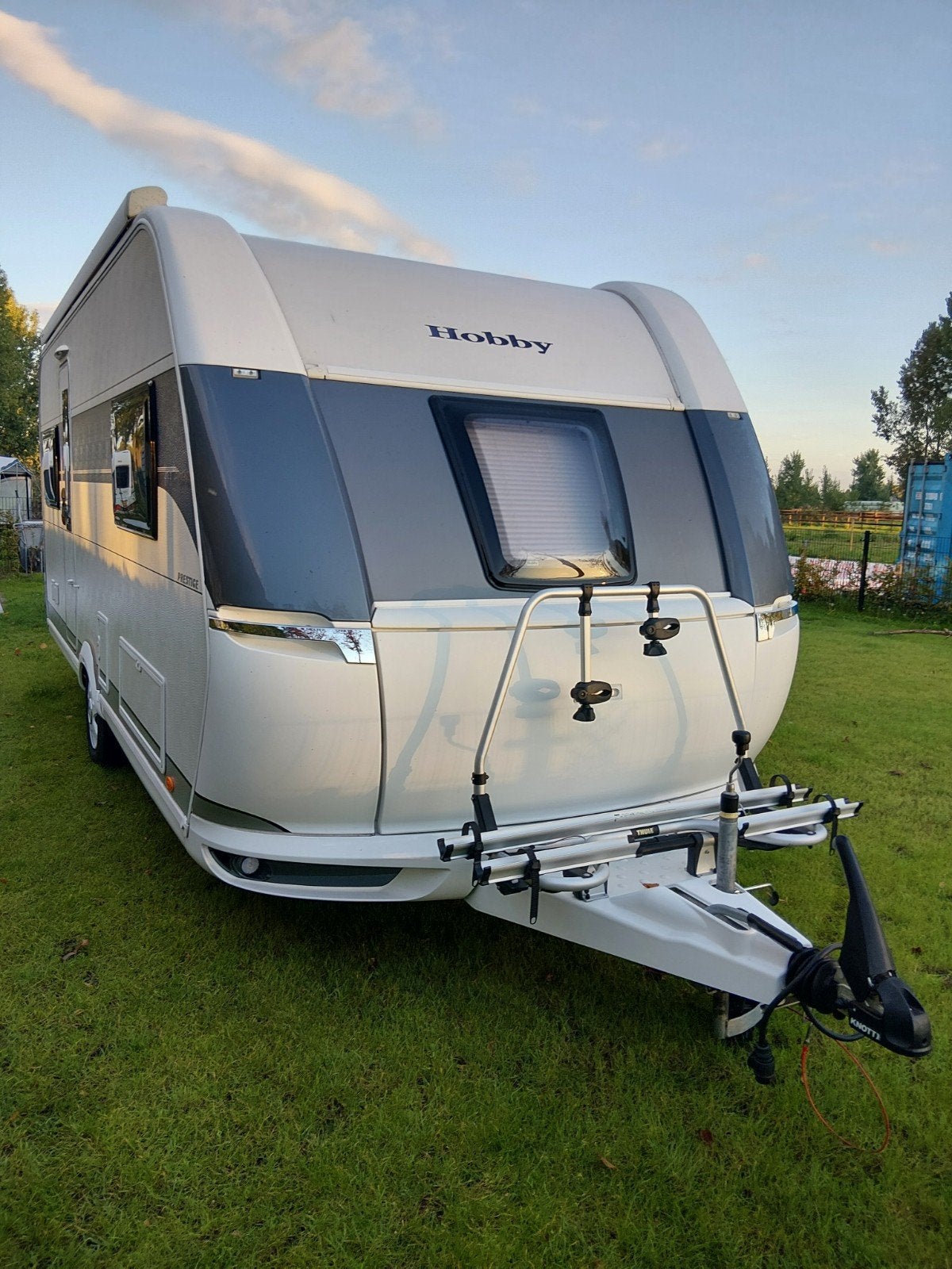 Hobby 540 ul prestige  2023 mover luifel, 2 aparte bedden, Hobby, Particulier, 5 tot 6 meter