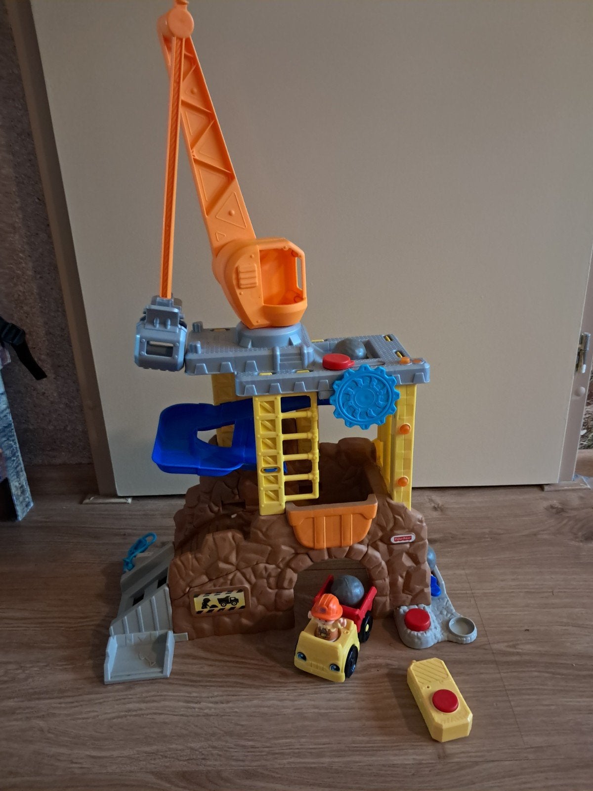 Fisher-Price Little People Kraan en Mijn Speelset, Ophalen of Verzenden, Gebruikt, Speelset
