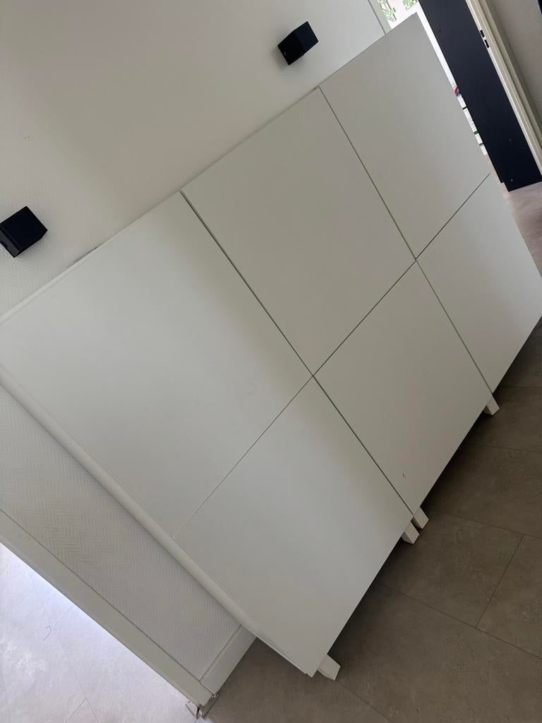 IKEA Bestå kast met deuren, wit, 150 tot 200 cm, Ophalen of Verzenden, Zo goed als nieuw, 25 tot 50 cm