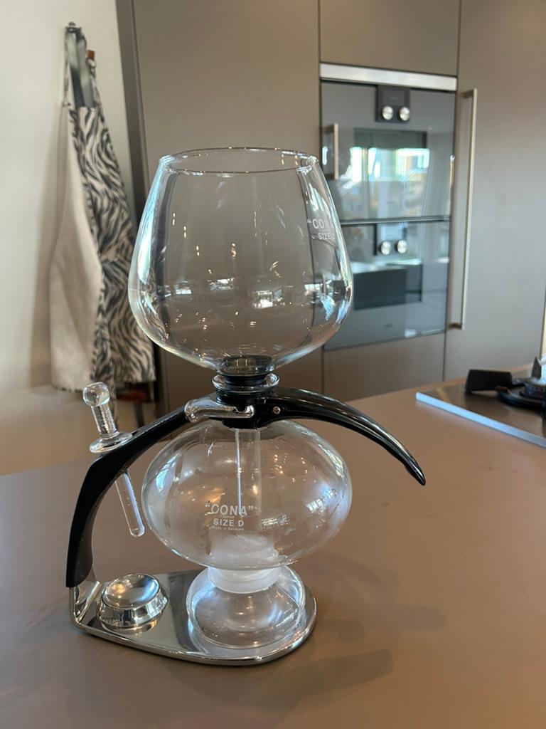 Cona koffiezetter maat D, Gebruikt, Koffiemachine, Gemalen koffie, Ophalen of Verzenden