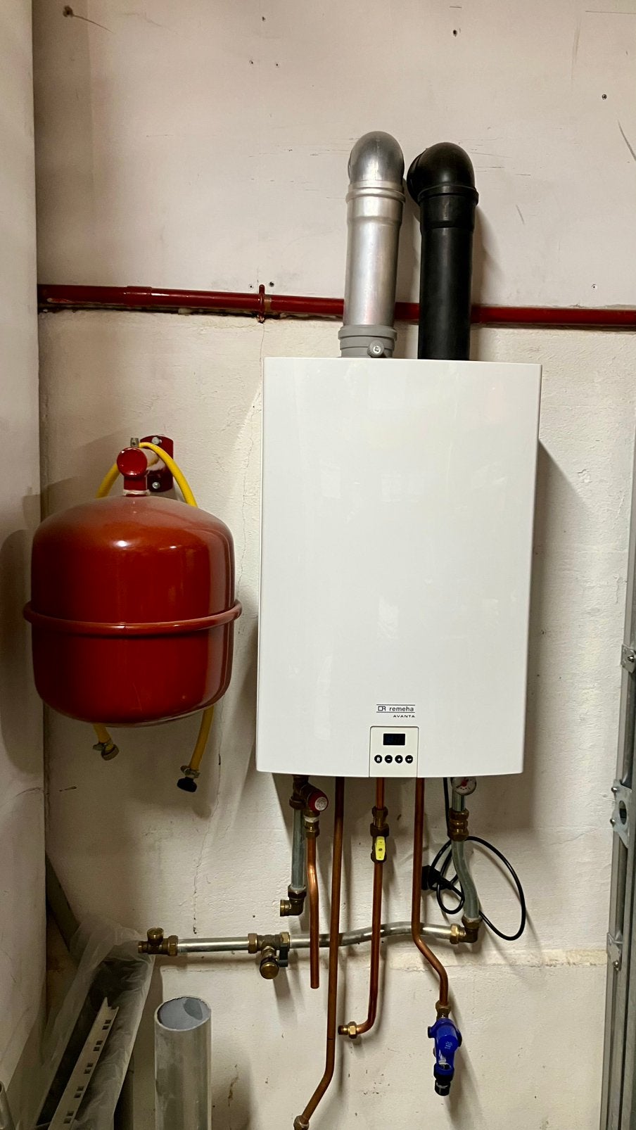Remeha Avanta 24c icm radiator en luchtverhitter + overige, Doe-het-zelf en Verbouw, Ophalen, 30 tot 80 cm, Gebruikt, Cv-ketel of Combi-ketel