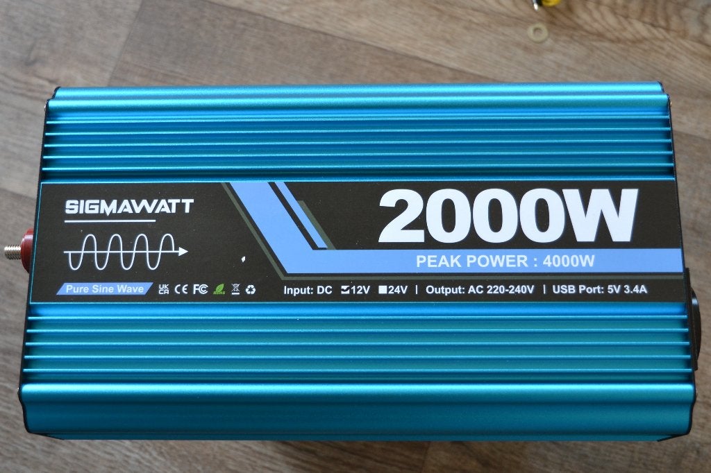 Omvormer 12v/220v/2000watt, Ophalen of Verzenden, Nieuw