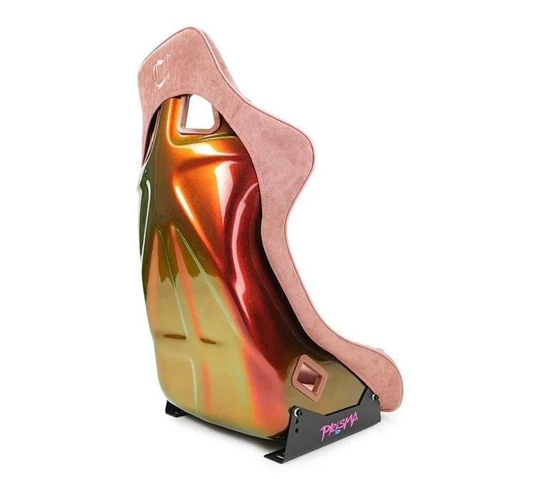 NRG Prisma Chromatic Muave roze neochrome suede Kuipstoel, Auto diversen, Tuning en Styling, Ophalen of Verzenden