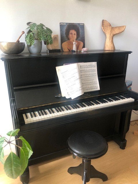 Uebel und Lechleiter piano., Ophalen, Gebruikt, Zwart