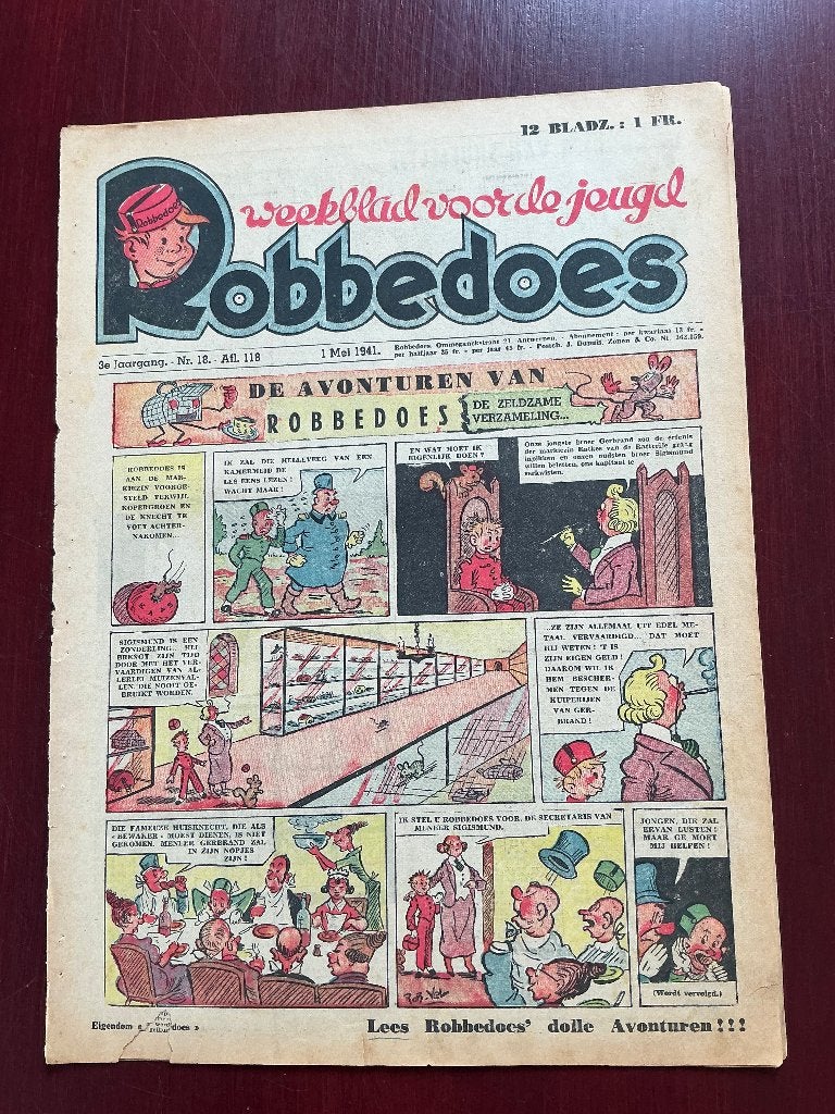 Robbedoes 118, Boeken, Eén stripboek, Ophalen of Verzenden, Gelezen