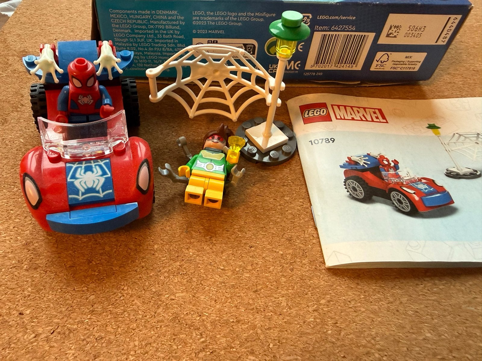 LEGO Marvel Spider-Man's Auto en Doc Ock (10789), Ophalen of Verzenden, Zo goed als nieuw