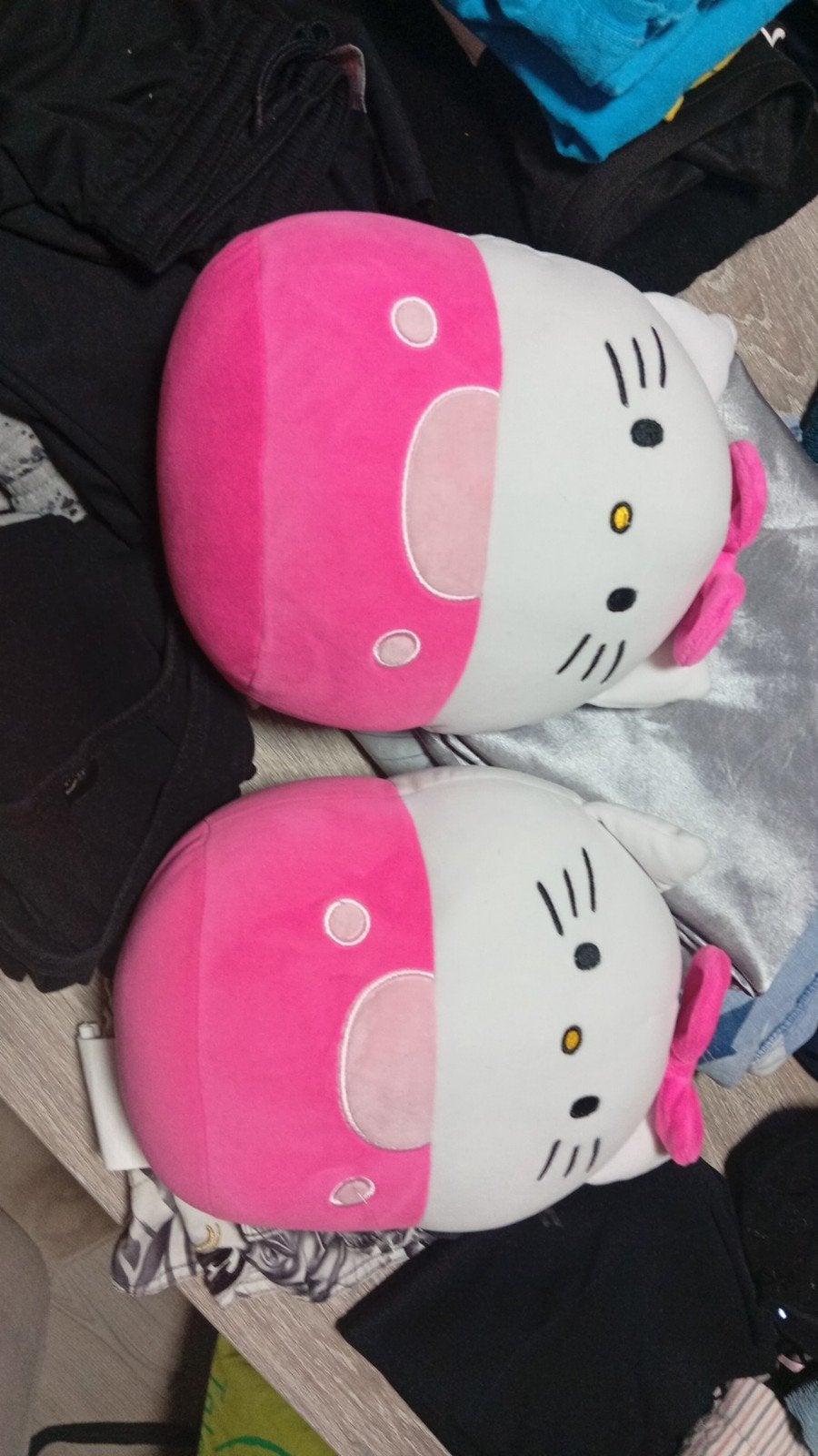 Twee superzachte Hello Kitty knuffels, zo goed als nieuw, Ophalen, Overige merken, Zo goed als nieuw, Hello Kitty