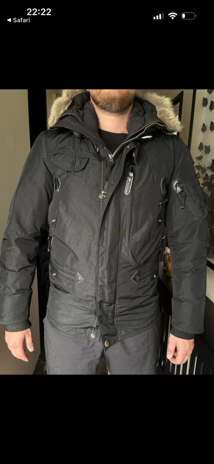 Parajumpers masterpiece series winterjas maat M, Ophalen of Verzenden, Zo goed als nieuw, Maat 48/50 (M), Zwart