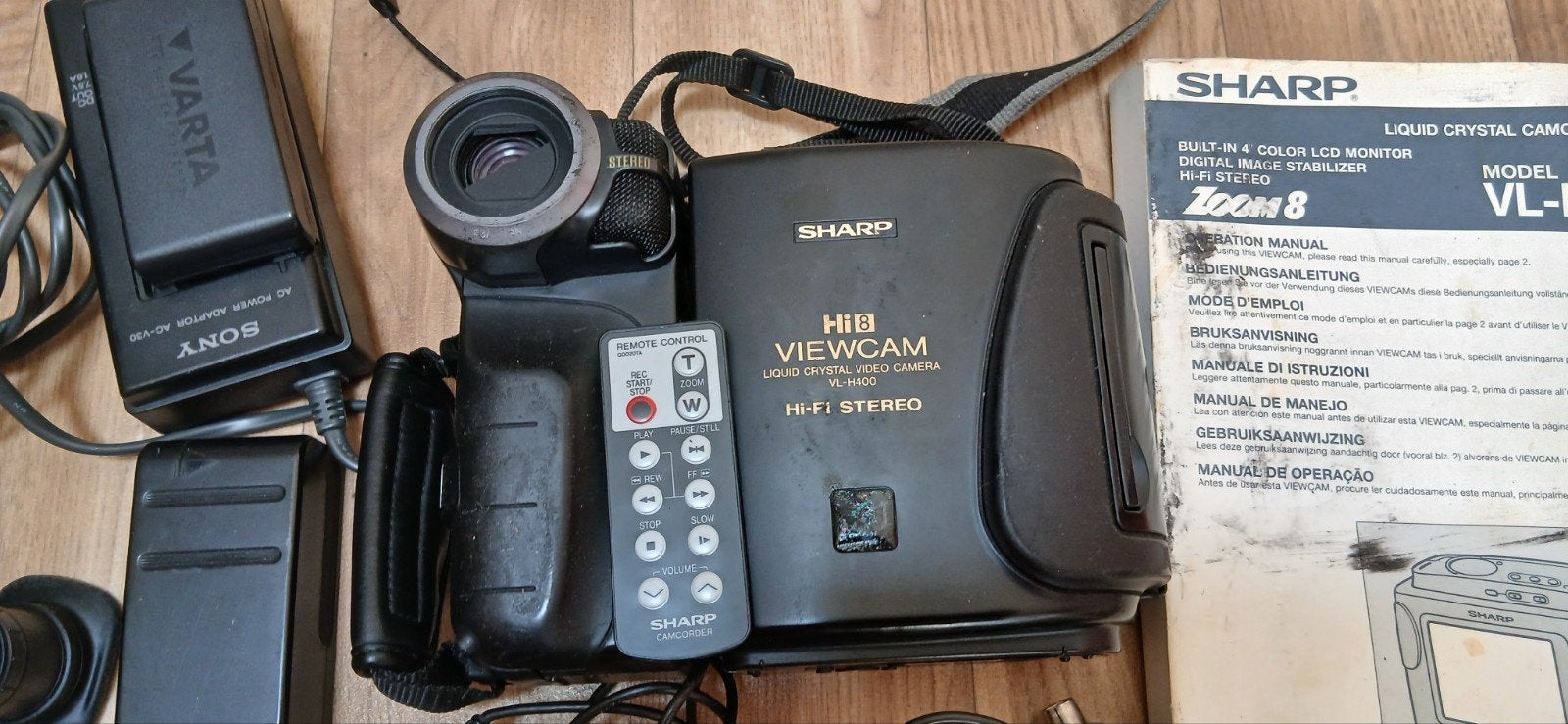 Sharp Hi8 Viewcam VL-H420S videocamera, Ophalen, Overige merken, 20x of meer