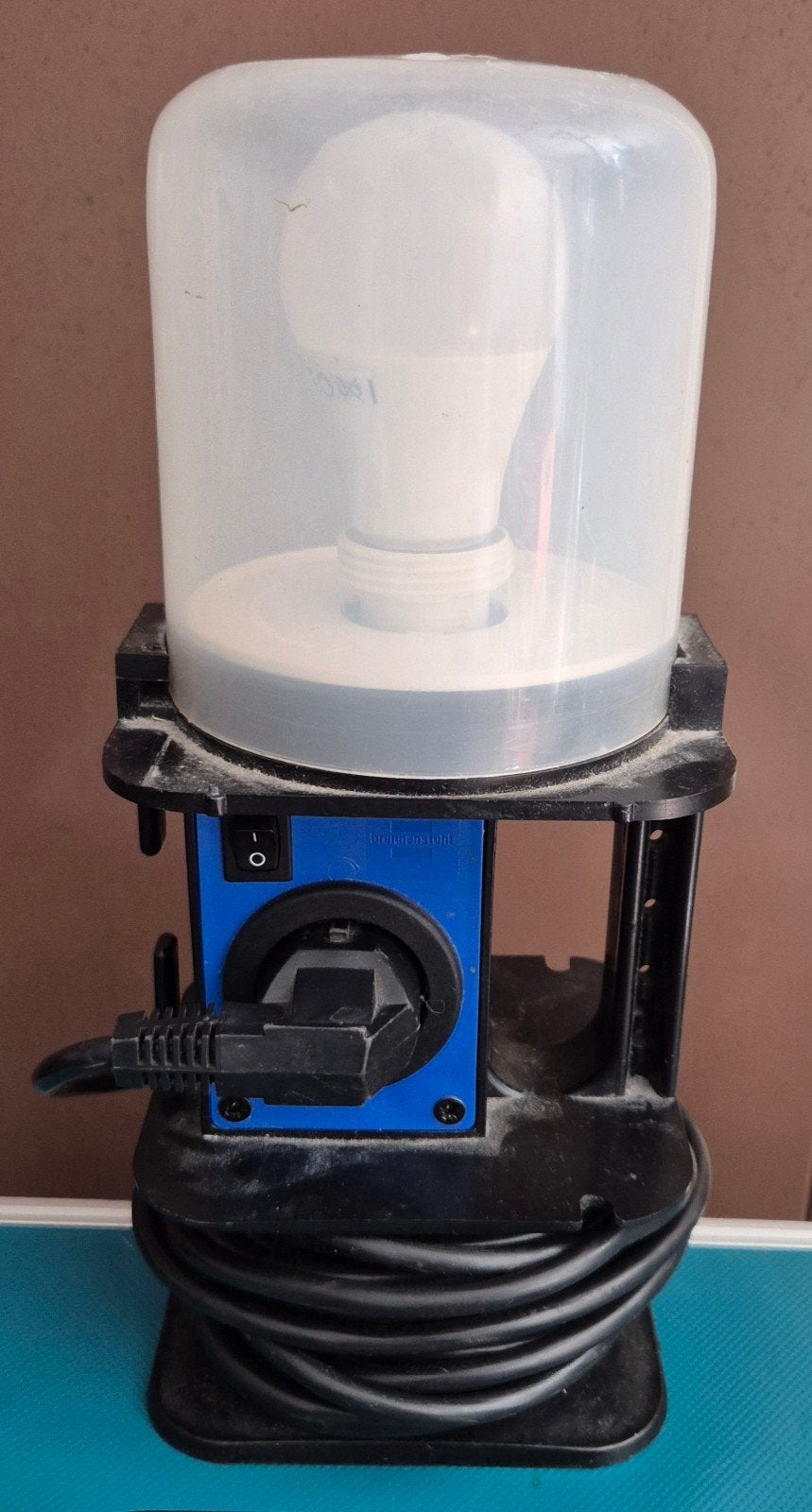 Brennenstuhl combi kabelhaspel met lamp, Ophalen, Gebruikt, Kabel of Snoer