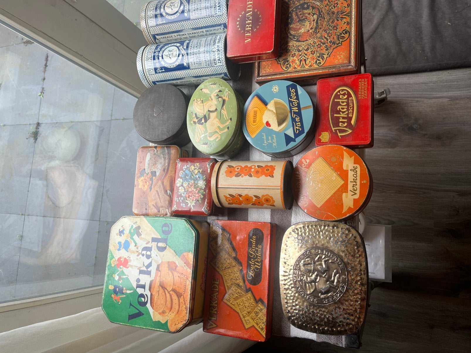 Verkade blikken, Verzamelen, Ophalen of Verzenden, Gebruikt, Verkade