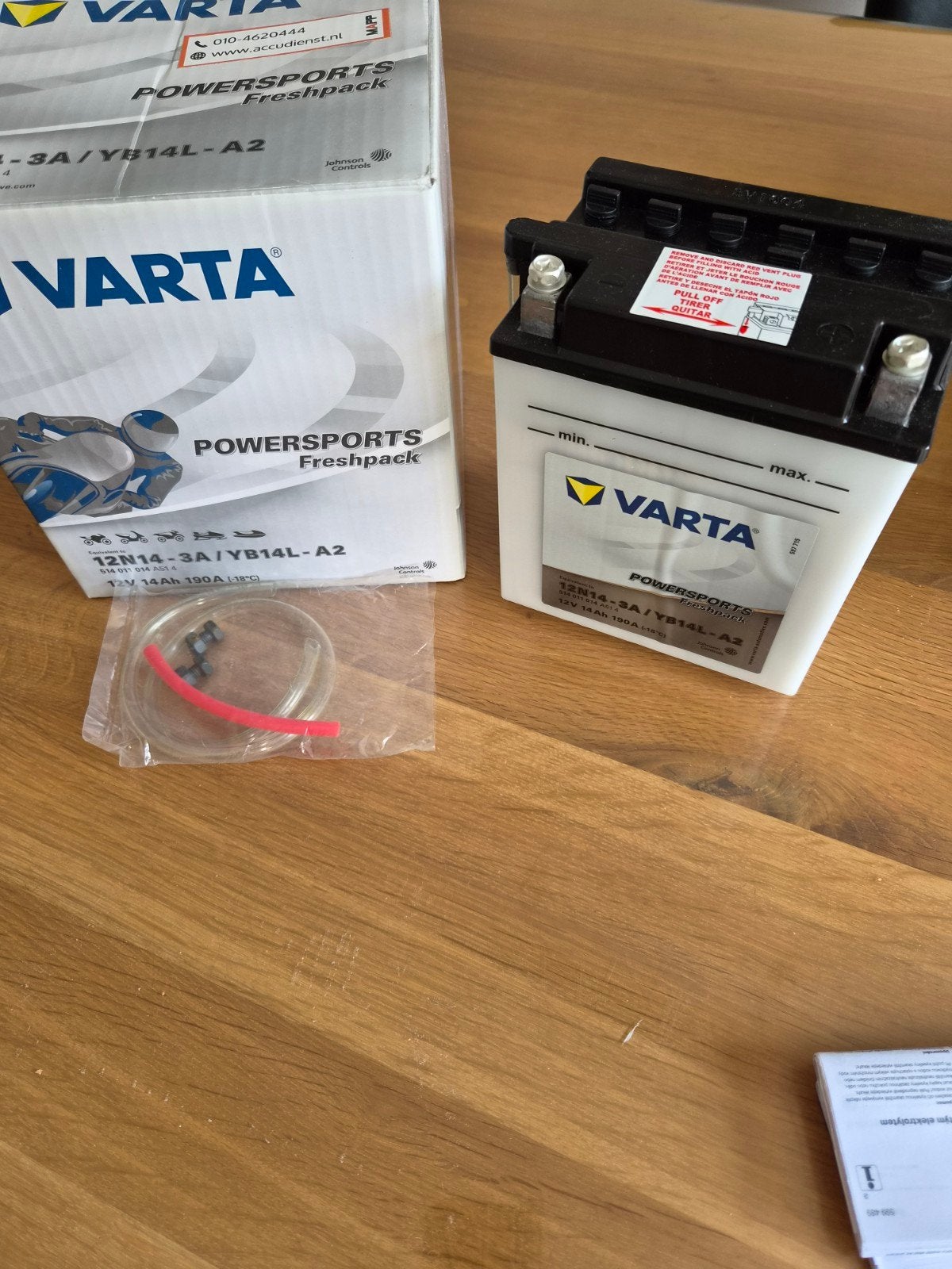Varta accu Powersports Freshpack 12N14-3A/YB14L-A2, Ophalen, Nieuw