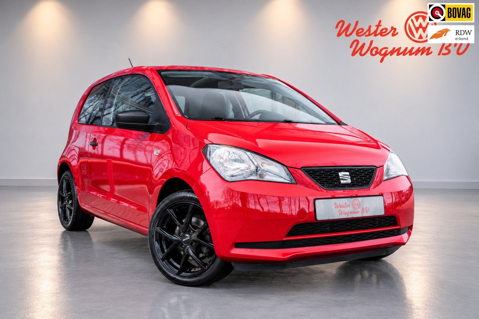 Seat Mii 1.0 Reference | Airco | Lichtmetaal 16'' | Parkeerh, Auto's, Voorwielaandrijving, Stof, Gebruikt, Zwart