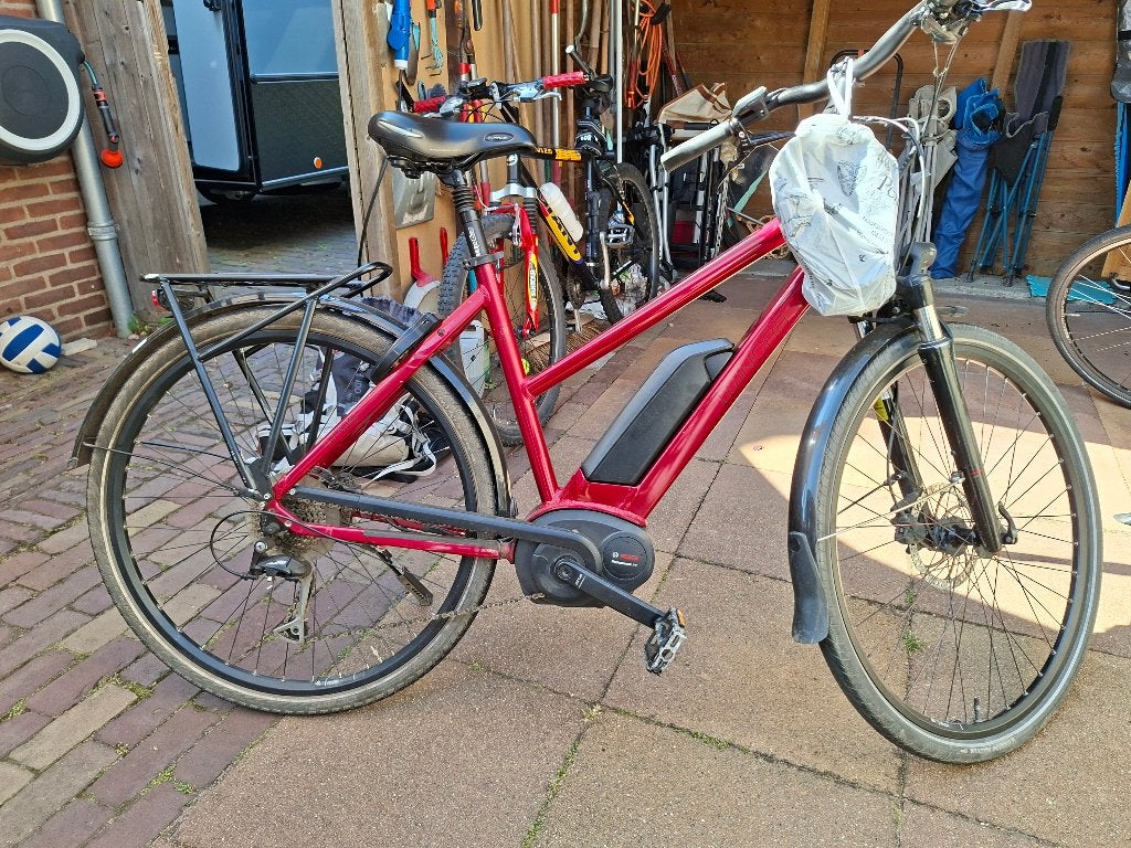Elektrische klusfiets kapotte motor, verder goede staat, Gebruikt, 51 tot 55 cm, 50 km per accu of meer, Ophalen