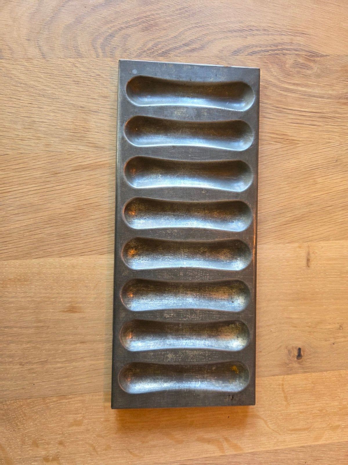 Vintage bakvorm voor eclairs of kattentongen  - 10 stuks, Antiek en Kunst, Verzenden