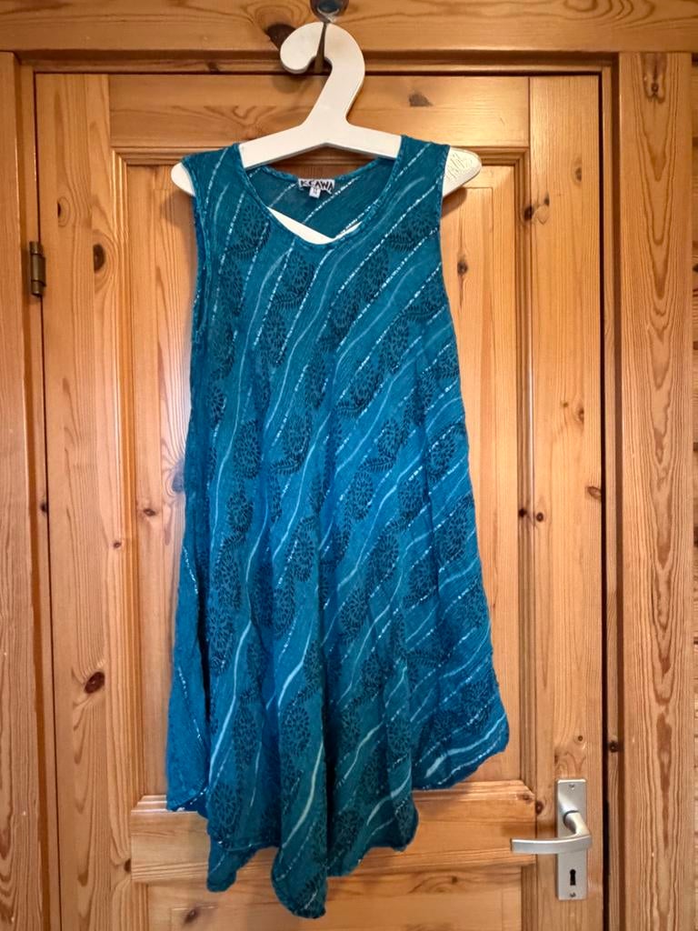 tuniek keawa fs tu oto 53 lengte 73 groen, Ophalen of Verzenden, Zo goed als nieuw, Groen, Blouse of Tuniek
