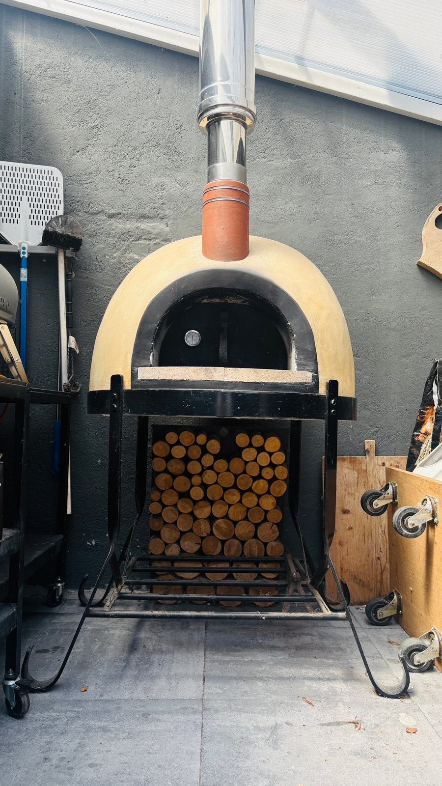 Forno Bravo Primavera 60 Pizzaoven – Houtgestookt, Tuin en Terras, Pizzaovens, Ophalen, Gebruikt