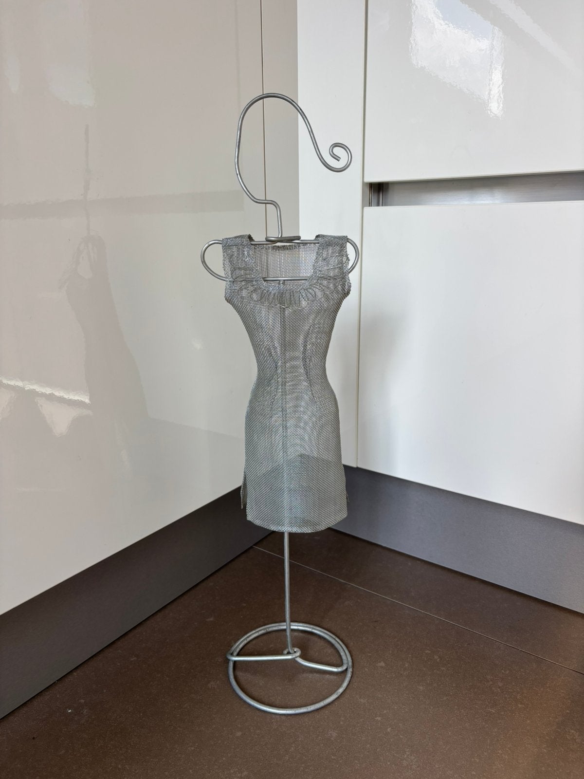 Vintage IKEA TRÄD metalen sierraden houder display decoratie, Ophalen of Verzenden, Zilver, Overige materialen