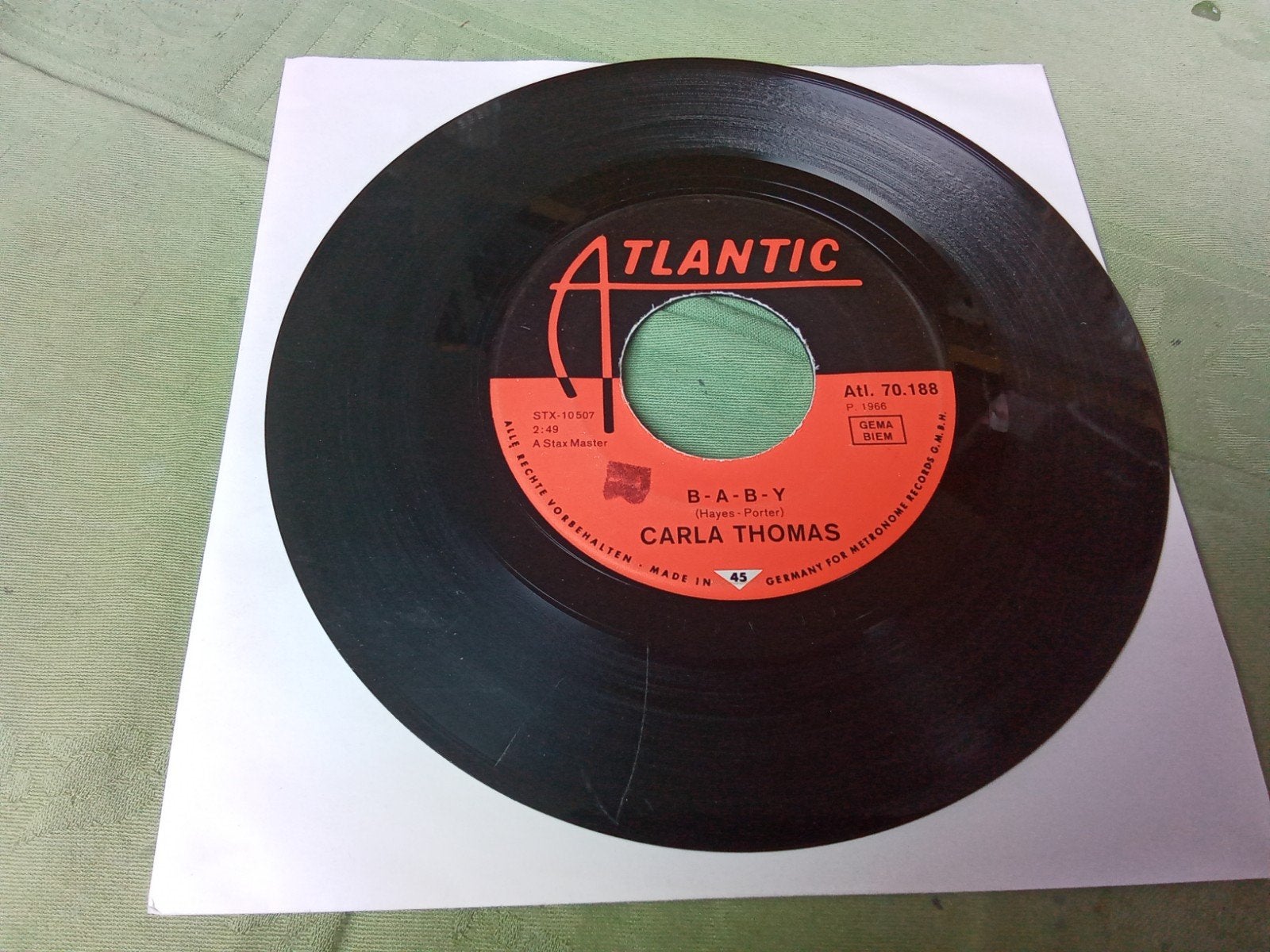 Carla Thomas.              b-a-b-y, Verzenden, Gebruikt, 7 inch