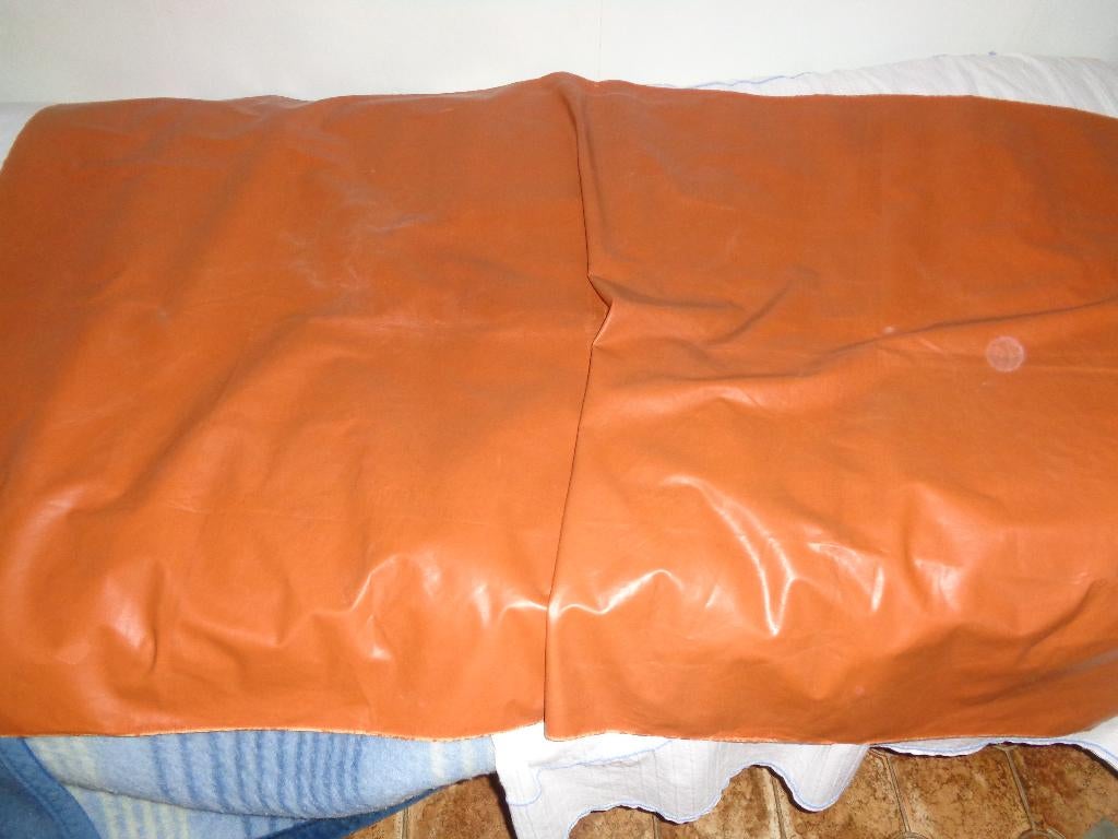 Rubber bedzeil, Kinderen en Baby's, Kinderkamer | Beddengoed, Gebruikt, Bruin, Jongetje of Meisje, Overige typen
