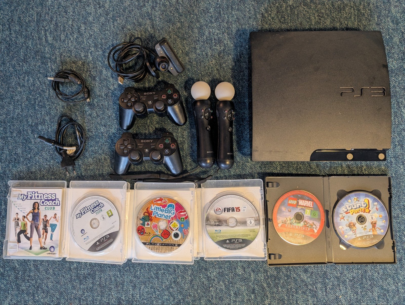 PS3 Slim, Ophalen of Verzenden, Zo goed als nieuw, PSP Slim, Met games