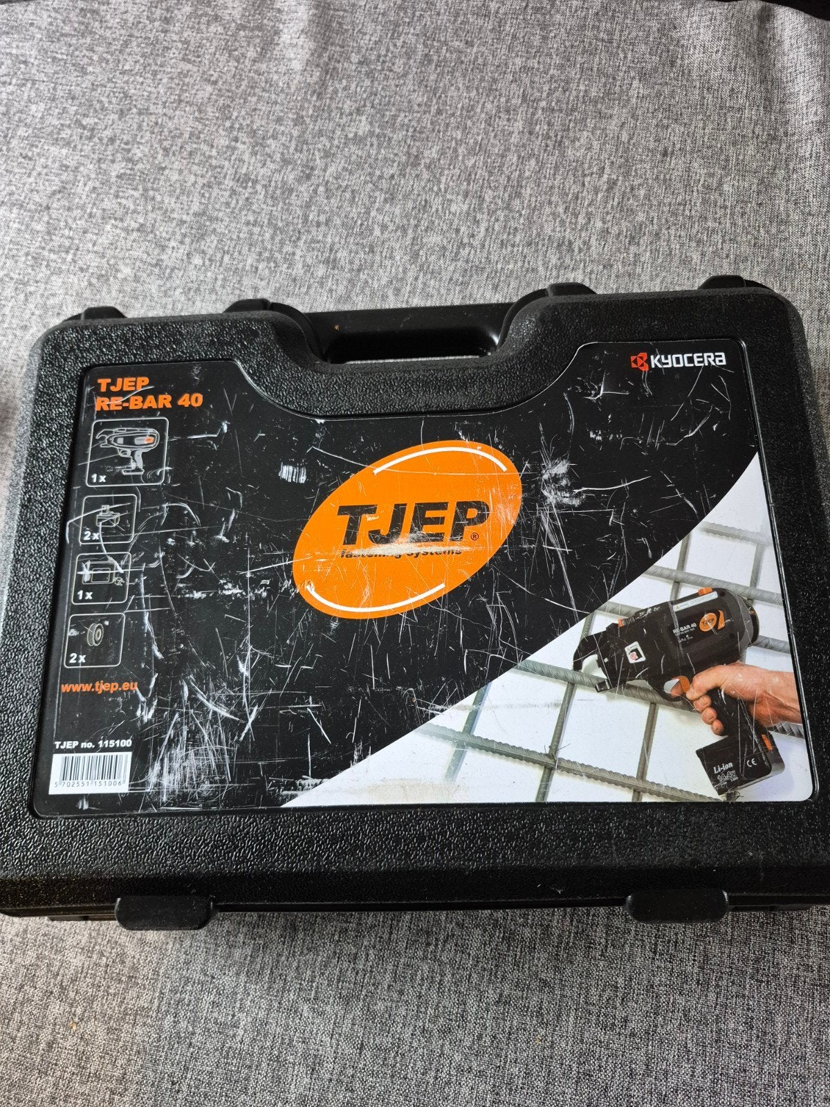 Tjep RE-BAR 40 Vlechttang met accessoires, Doe-het-zelf en Verbouw, Ophalen of Verzenden, Gebruikt