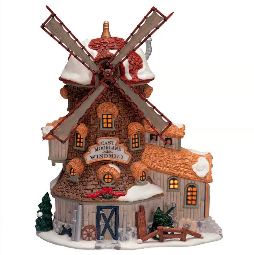 Lemax 25682 East moorland windmill. Jaar 2002., Diversen, Kerst, Ophalen of Verzenden