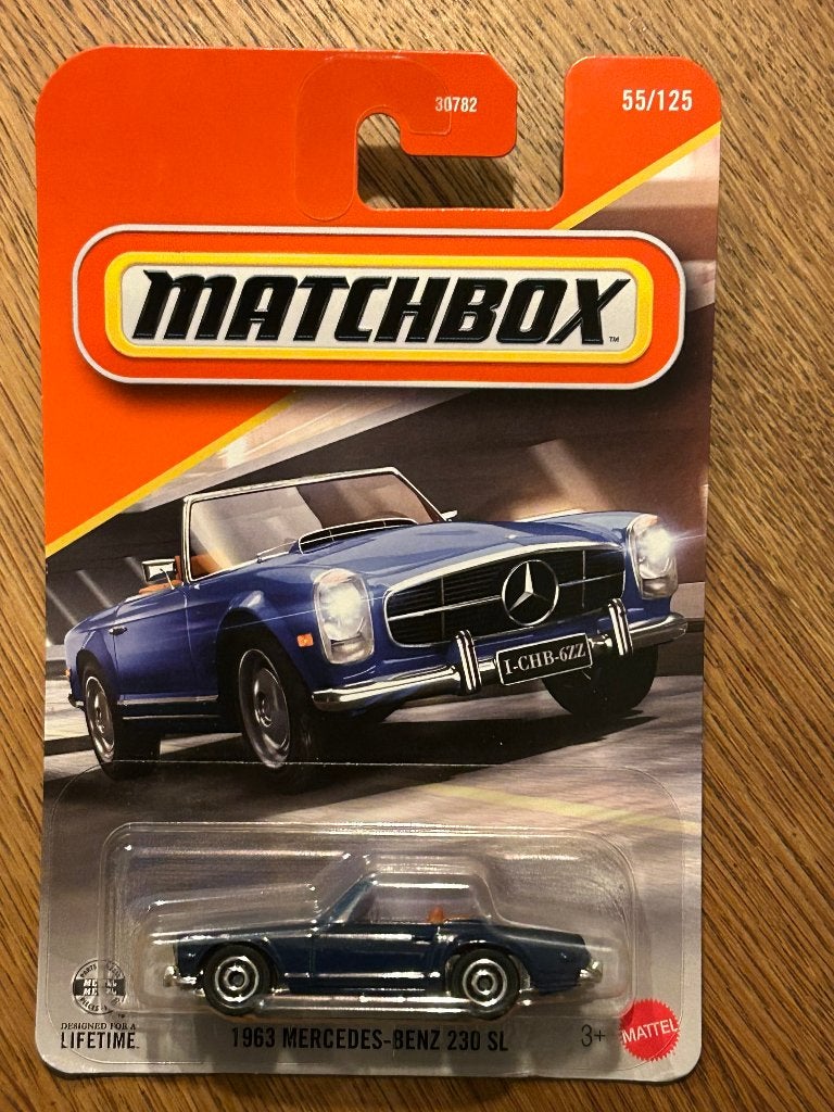 Matchbox Mercedes 230SL 1963, Verzenden, Nieuw, Auto, Matchbox