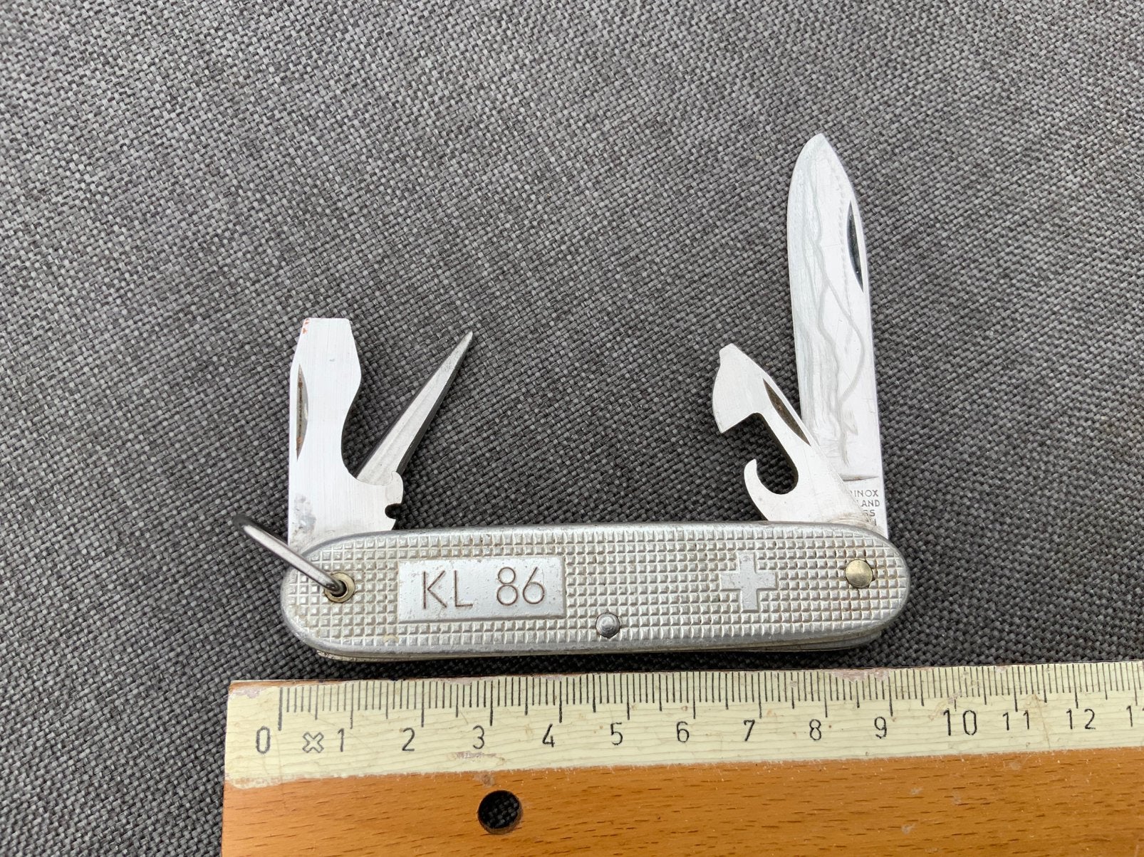 Alu Militaire Victorinox KL86, Ophalen of Verzenden, Zo goed als nieuw